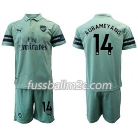 Fußballtrikots Arsenal Aubameyang 14 Kinder Ausweich Trikotsatz 2018-2019